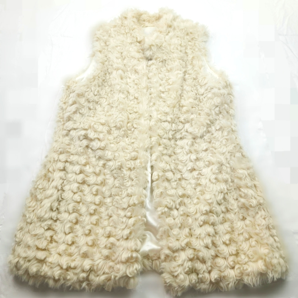 Winter White Faux Fur Vest New W/O Tags